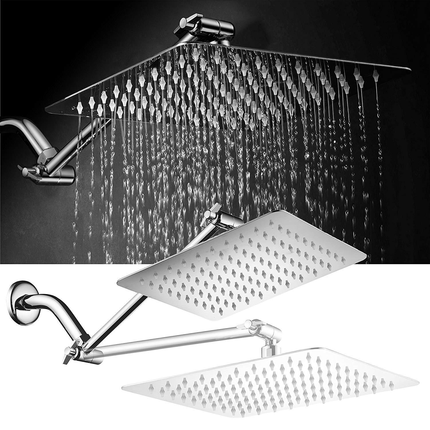 Stainless steel shower top shower