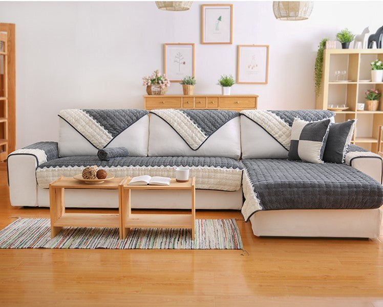 Non-slip fabric sofa cushion