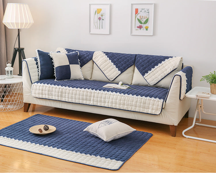 Non-slip fabric sofa cushion