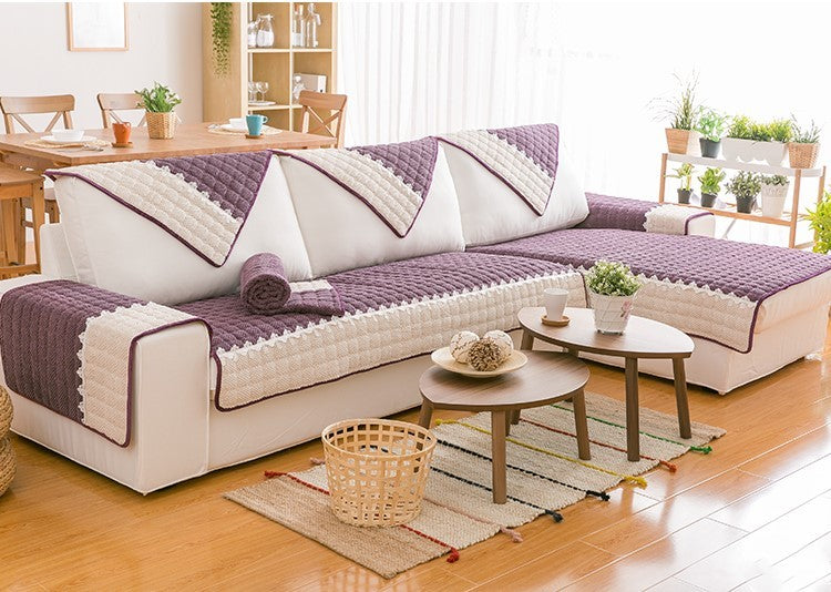 Non-slip fabric sofa cushion