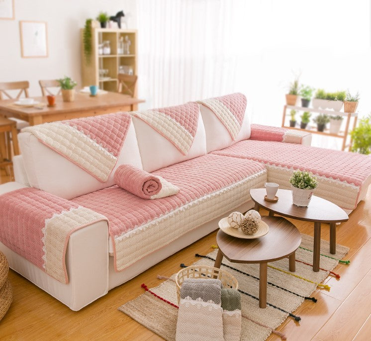 Non-slip fabric sofa cushion