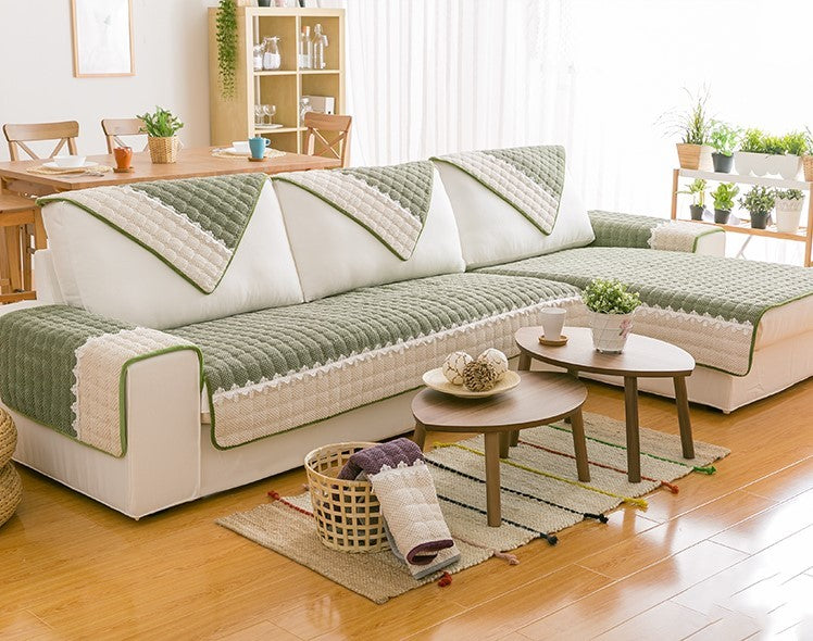 Non-slip fabric sofa cushion