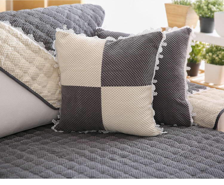 Non-slip fabric sofa cushion