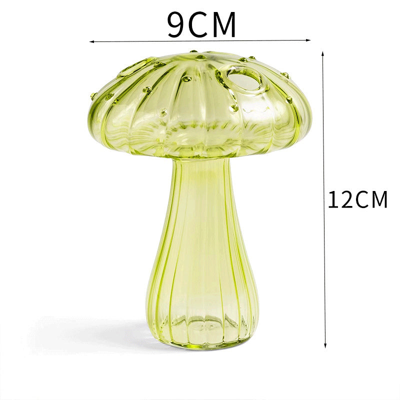 Household Glass Mushroom Vase Aromatherapy Bottle