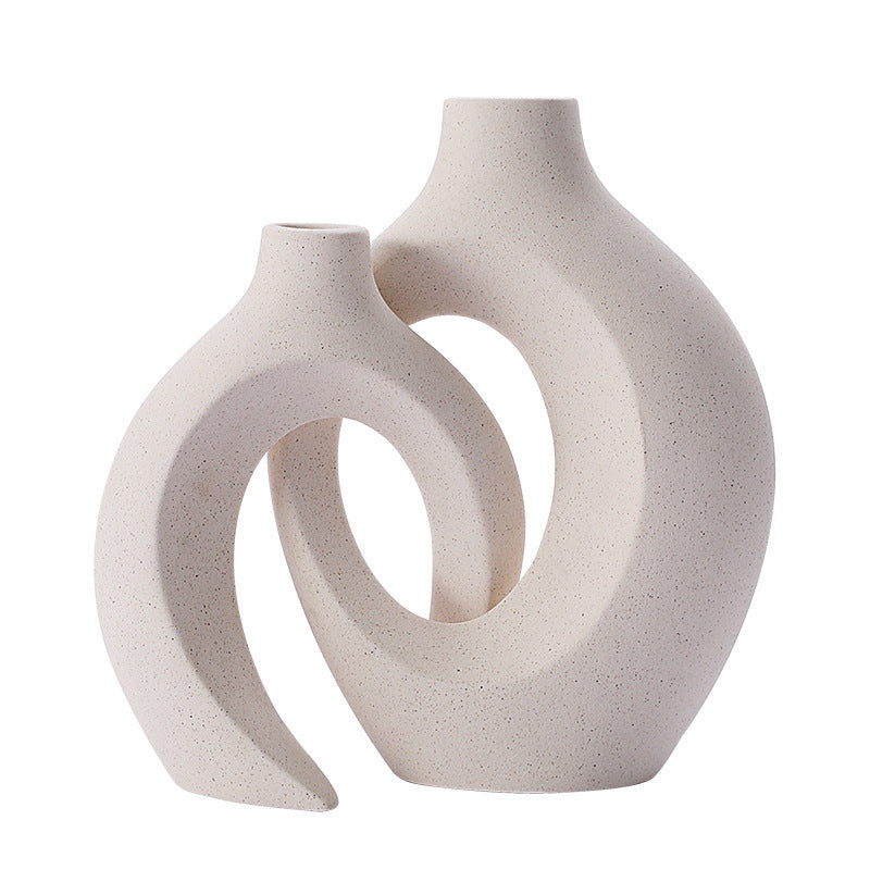 Creative Ceramic Vase Craft Ornament Set